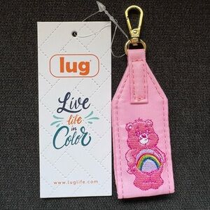Care Bears x Lug Oversized Puller with Clasp – Cheer Bear (Pink with Rainbow)